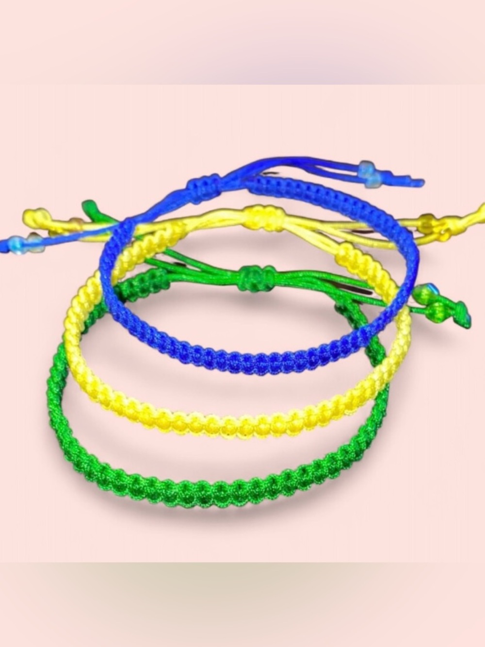 Colorful Friendships Women’s macrame knotted Bracelets Set